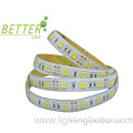 High bright 5050 led flexible strip 60leds/m with PU glue white PCB